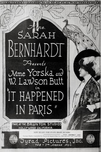 ملصق فيلم It Happened in Paris (1919)