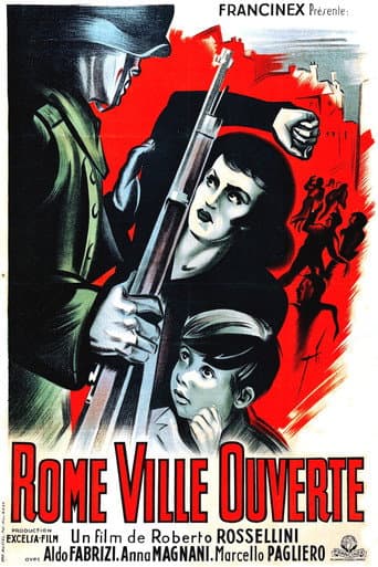 Affiche du film Roma città aperta (1945)