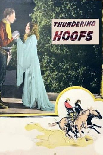 Thundering Hoofs (1922) movie poster