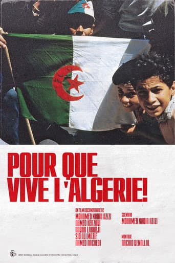 Pour que vive l'Algerie ! (1972) movie poster