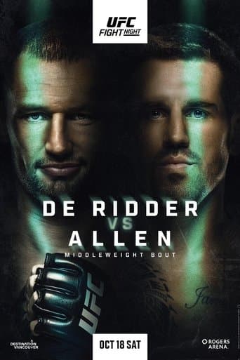 ملصق فيلم UFC Fight Night 262: de Ridder vs. Allen (2025)