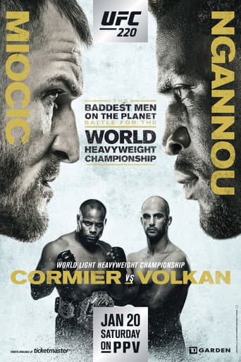 Affiche du film UFC 220: Miocic vs. Ngannou (2018)