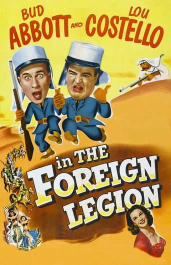 Affiche du film Bud Abbott and Lou Costello in the Foreign Legion (1950)