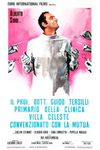 Affiche du film Il Prof. Dott. Guido Tersilli primario della Clinica Villa Celeste convenzionata con la Mutua (1969)