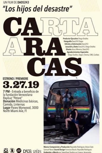 ملصق فيلم Carta a Caracas "Los Hijos del Desastre" (2019)