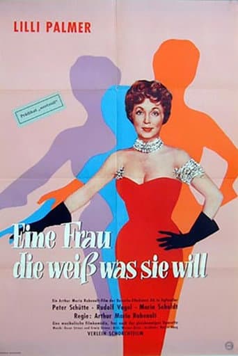 ملصق فيلم Eine Frau, die weiß was sie will (1958)