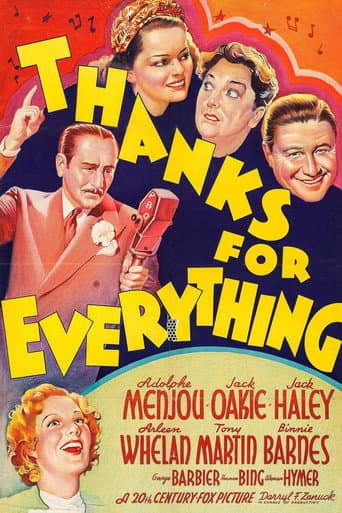 ملصق فيلم Thanks for Everything (1938)