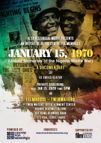 January 15, 1970: Untold Memories of the Nigeria-Biafra War (2020) movie poster