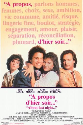 Affiche du film About Last Night... (1986)