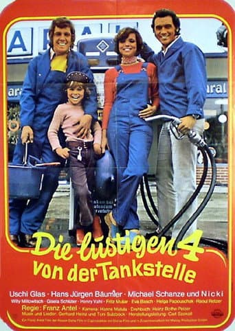 Affiche du film Die lustigen Vier von der Tankstelle (1972)