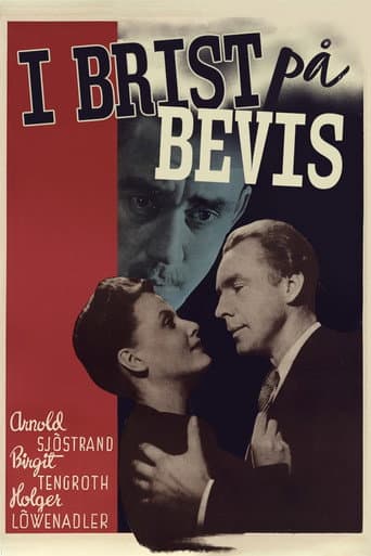Affiche du film I brist på bevis (1943)