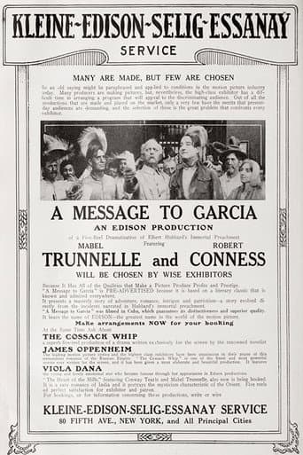 A Message to Garcia (1916) movie poster