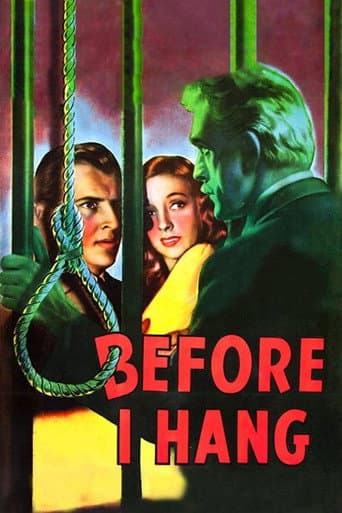 ملصق فيلم Before I Hang (1940)