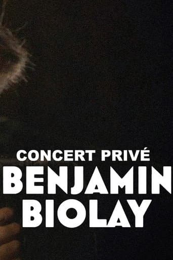 Affiche du film Benjamin Biolay - Concert privé (2020)