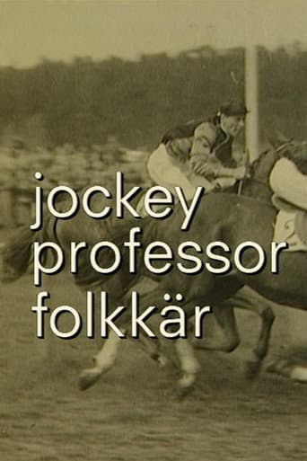Affiche du film Jockey, professor och folkkär målare (1998)