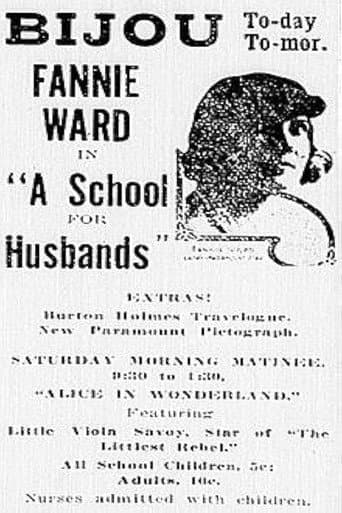Affiche du film A School for Husbands (1917)