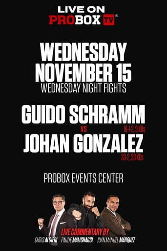 Affiche du film Guido Emmanuel Schramm vs. Johan Gonzalez (2023)