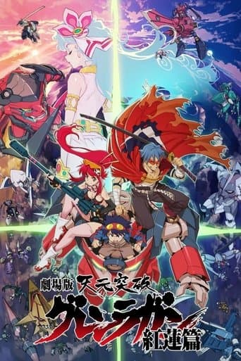 ملصق فيلم 劇場版 天元突破グレンラガン 紅蓮篇 (2008)