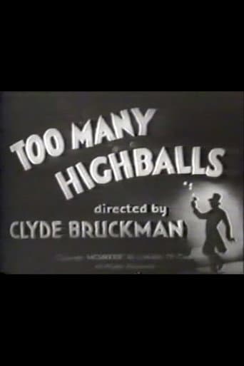 Too Many Highballs (1933) movie poster