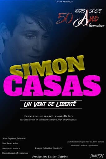 Affiche du film Simon Casas, un vent de liberté (2025)