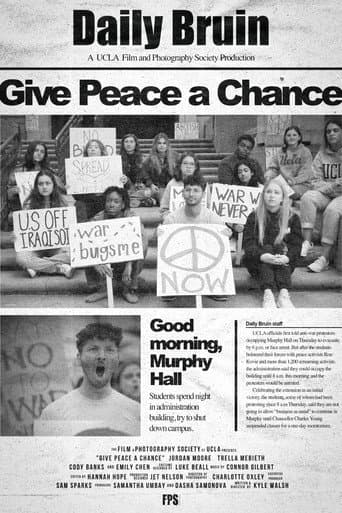 Affiche du film Give Peace a Chance (2023)