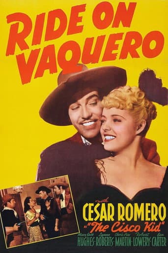 Affiche du film Ride on Vaquero (1941)