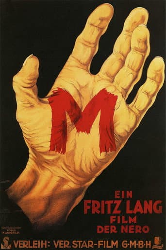 ملصق فيلم M - Eine Stadt sucht einen Mörder (1931)