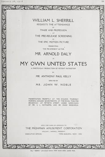 ملصق فيلم My Own United States (1918)