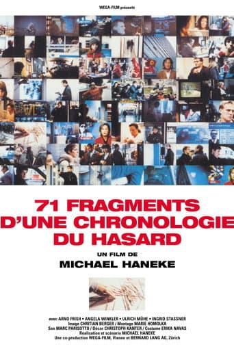 Affiche du film 71 Fragmente einer Chronologie des Zufalls (1995)
