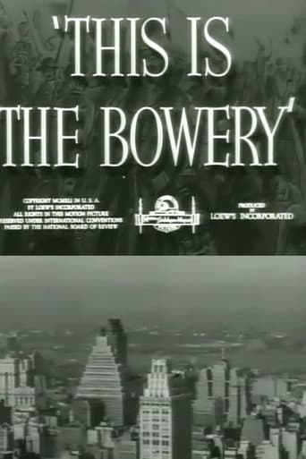 This Is the Bowery (1941) movie poster