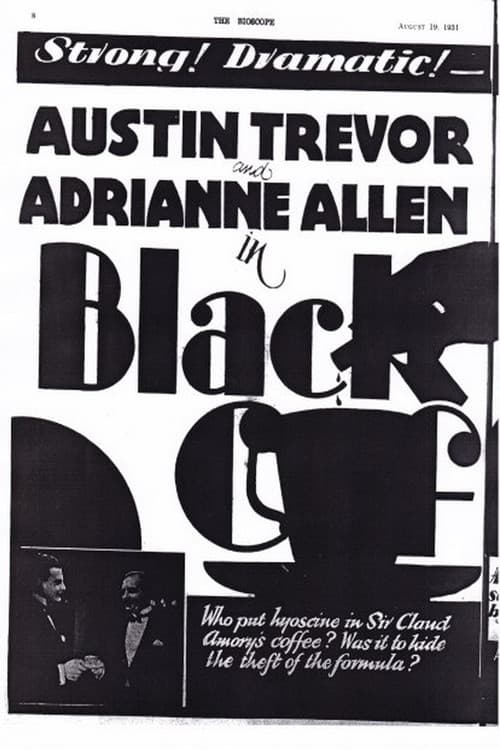 ملصق فيلم Black Coffee (1931)
