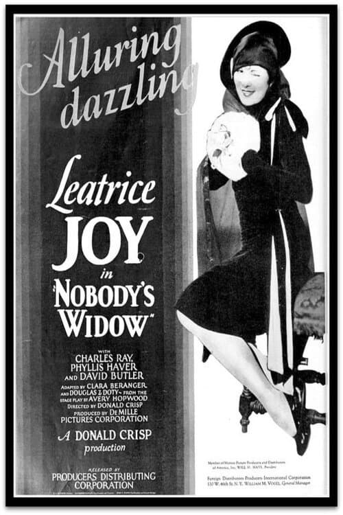 ملصق فيلم Nobody's Widow (1927)