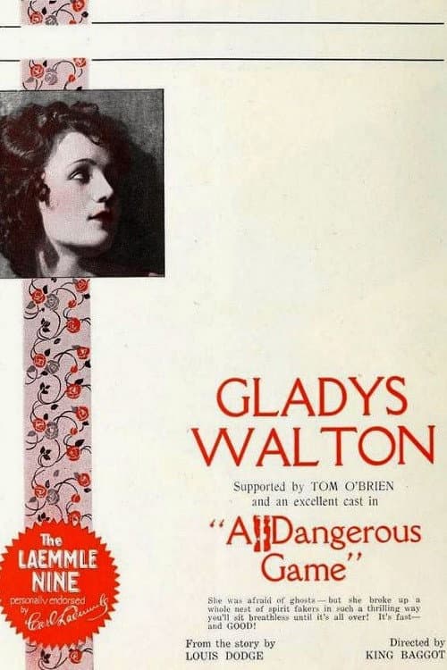 ملصق فيلم A Dangerous Game (1922)