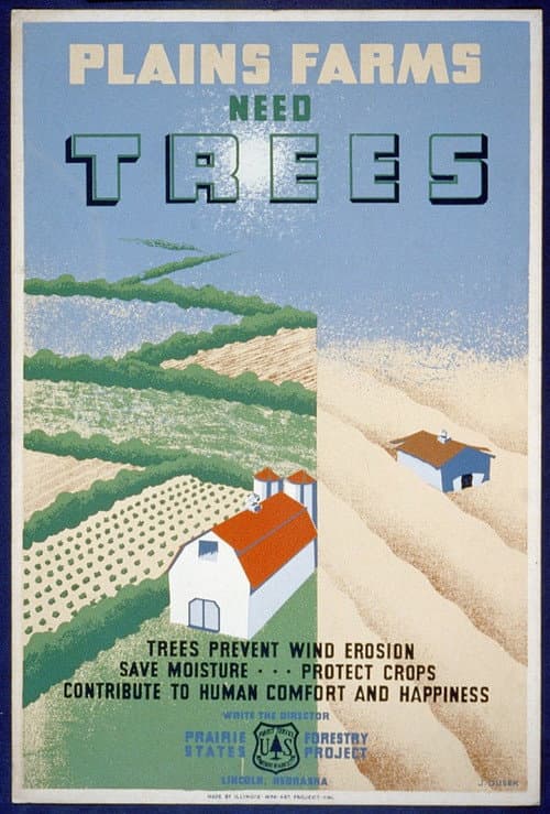 Affiche du film Windbreaks on the Prairies (1943)