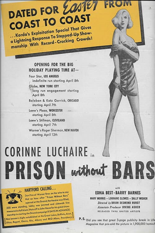 ملصق فيلم Prison Without Bars (1938)