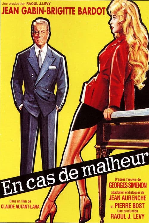 ملصق فيلم En cas de malheur (1958)