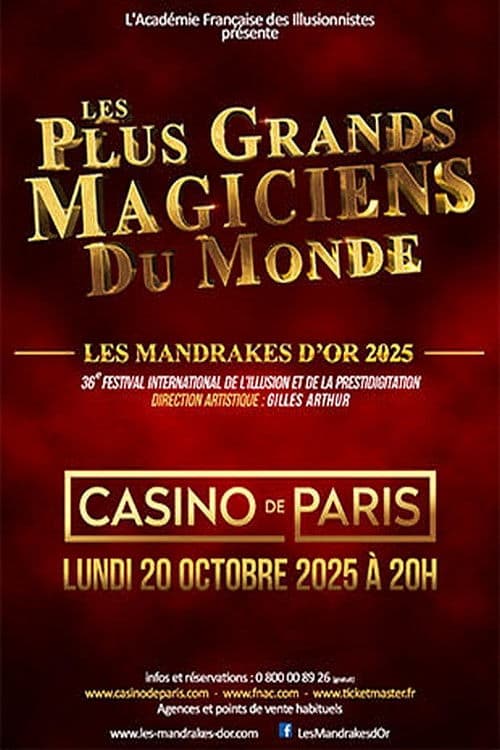ملصق فيلم Les plus grands magiciens du monde - Les Mandrakes d'Or 2025 (2026)