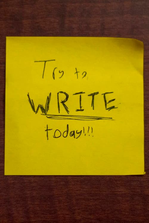 Affiche du film Try to WRITE today!!! (2019)