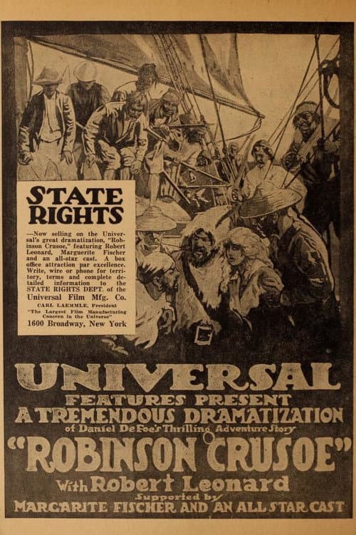 Affiche du film Robinson Crusoe (1913)