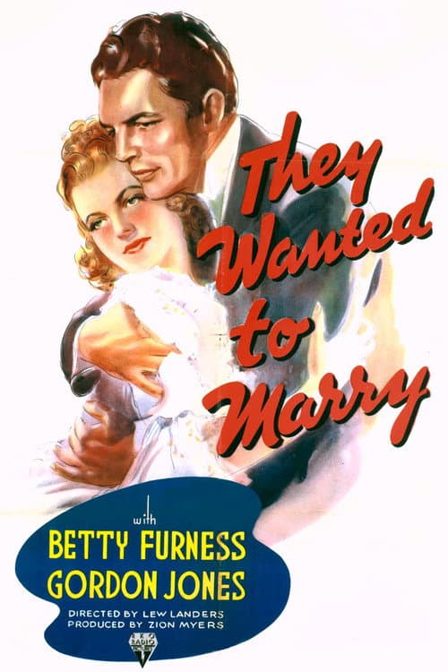 ملصق فيلم They Wanted to Marry (1937)