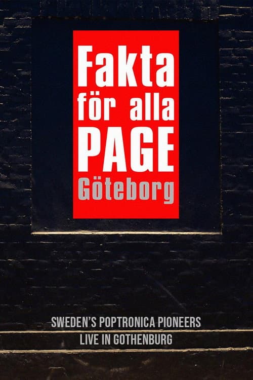 ملصق فيلم Page – Fakta För Alla Göteborg (2021)