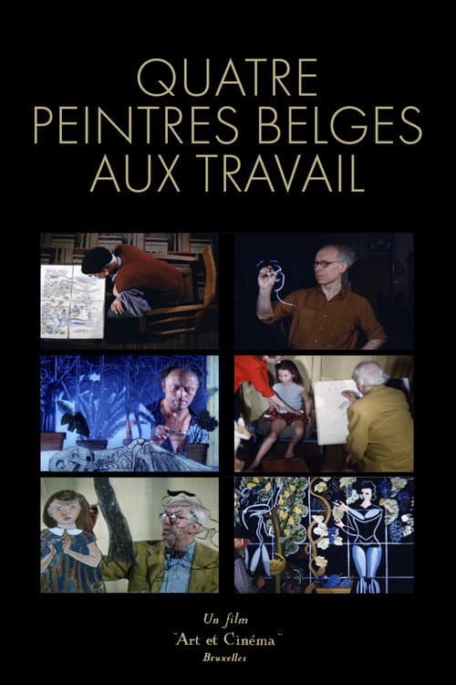 Affiche du film Quatre peintres belges au travail (1952)
