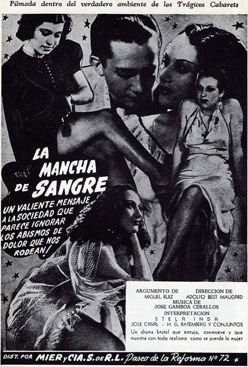 Affiche du film La mancha de sangre (1943)