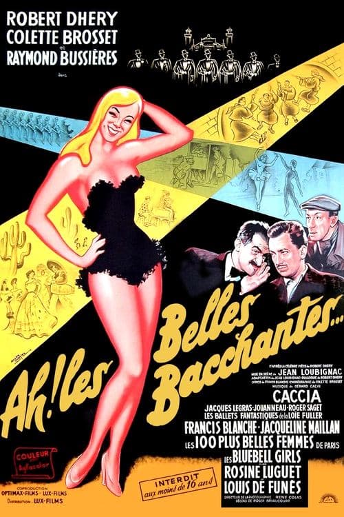 Affiche du film Ah ! Les belles bacchantes (1954)