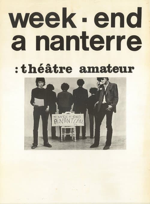 Affiche du film Week-end à Nanterre (1977)