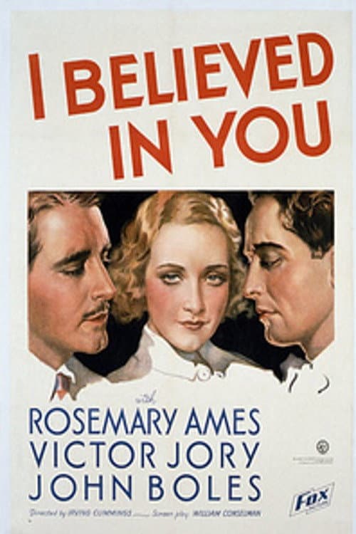 Affiche du film I Believed in You (1934)