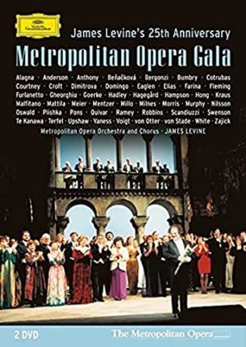 Affiche du film Metropolitan Opera Gala James Levine's 25th Anniversary (1996)