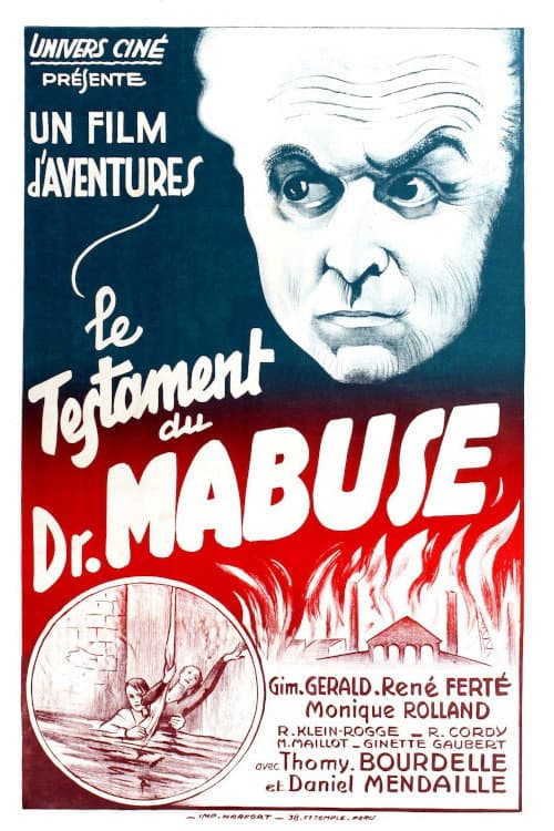Affiche du film Das Testament des Dr. Mabuse (1933)