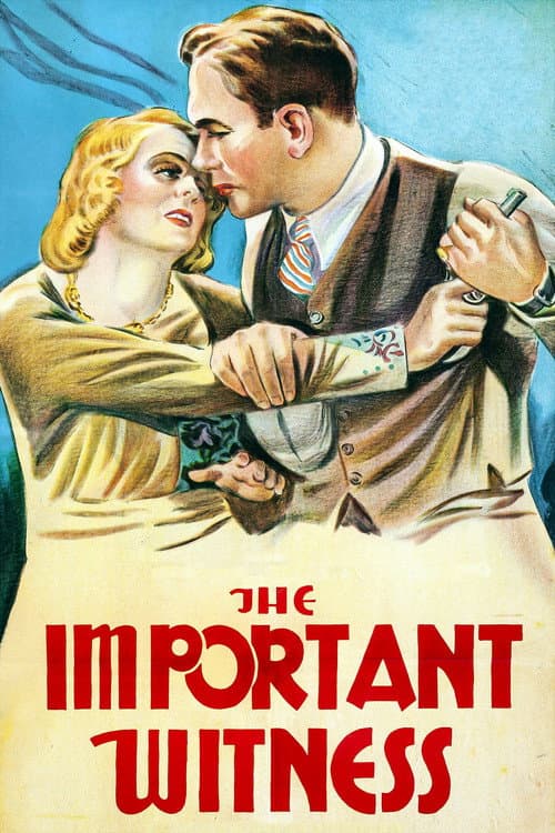 Affiche du film The Important Witness (1933)