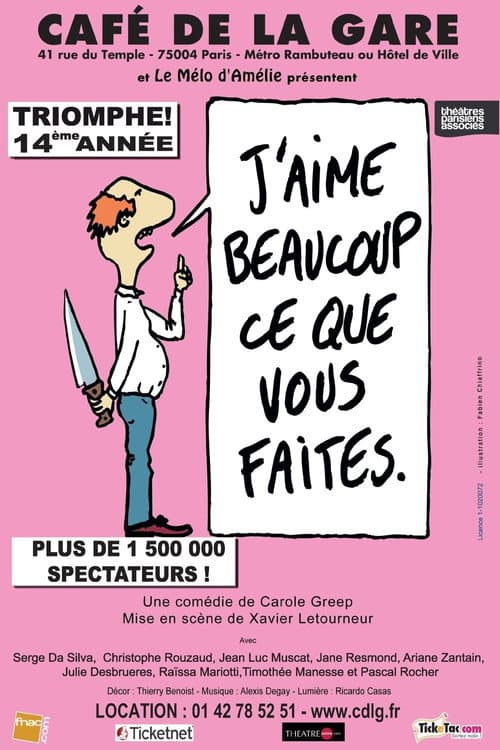 J'aime beaucoup ce que vous faites (2017) movie poster